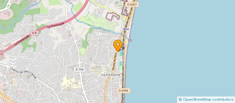 localisation de l'entreprise MJM ANTIBES DISTRIBUTION à ANTIBES
