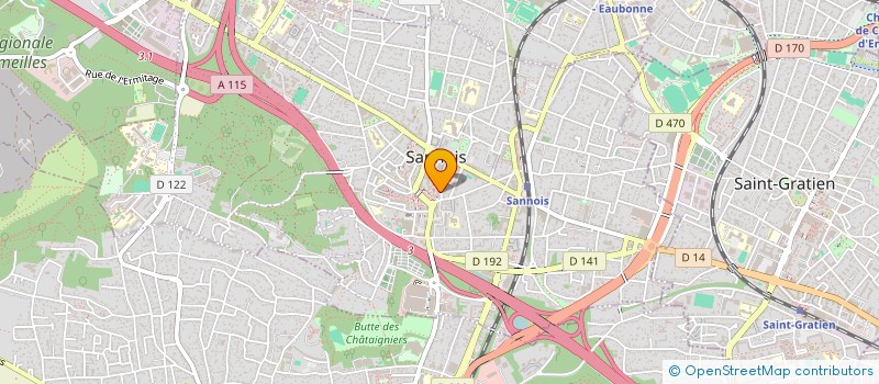 localisation de l'entreprise  MJM CONNECT  SANNOIS