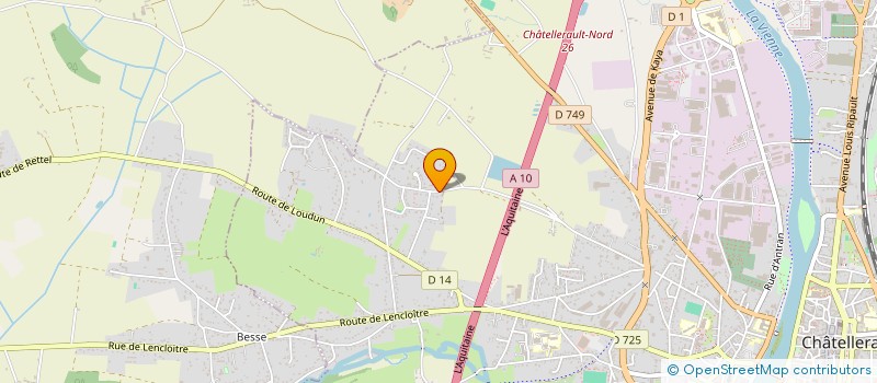 localisation de l'entreprise MJM CONSULTING à CHATELLERAULT