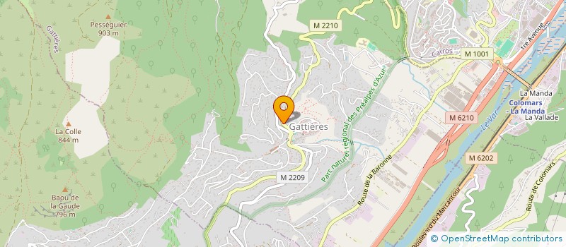 localisation de l'entreprise MJM DISTRIBUTION  GATTIERES