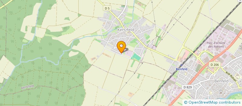 localisation de l'entreprise MJM FERMETURES SARL  KERTZFELD