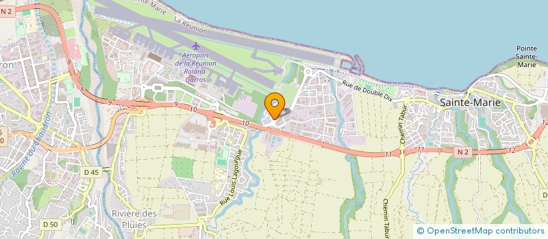 localisation de l'entreprise MJM FRUITS  SAINTE-MARIE