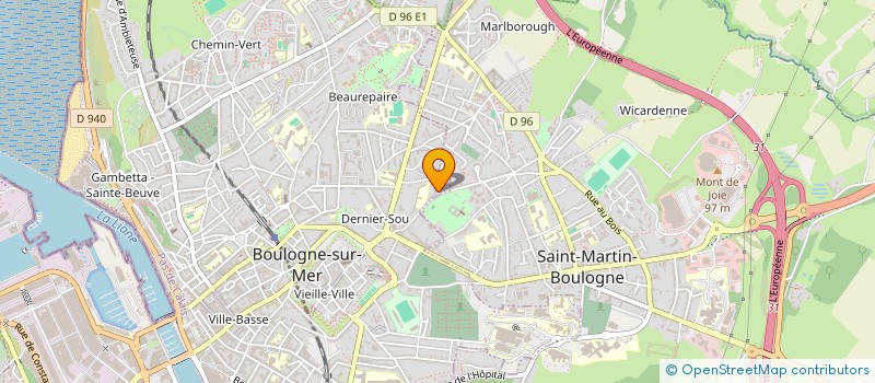 localisation de l'entreprise MJM GOUDRONNAGE SPECIALISTES  BOULOGNE-SUR-MER