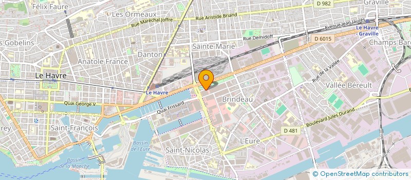 localisation de l'entreprise MJM GRAPHIC DESIGN LE HAVRE à LE HAVRE