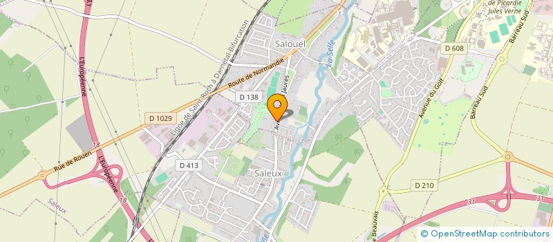 localisation de l'entreprise MJM IMMO  SALOUEL