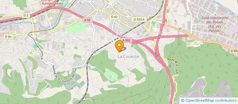 localisation de l'entreprise MJM IMMO à AUBAGNE