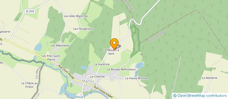 localisation de l'entreprise MJM LOCATIF à MANOU
