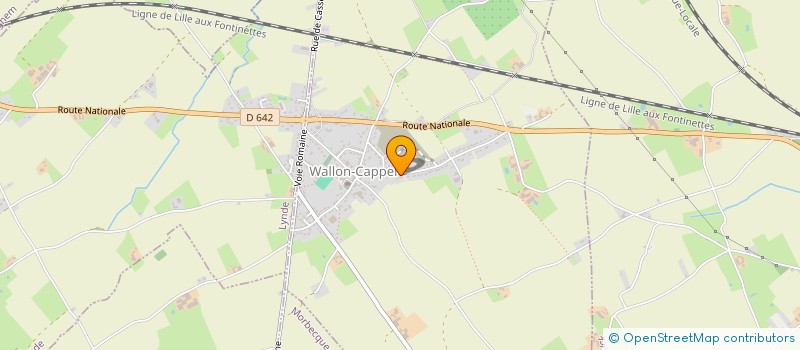 localisation de l'entreprise MJM NORD IMMOBILIER à WALLON-CAPPEL