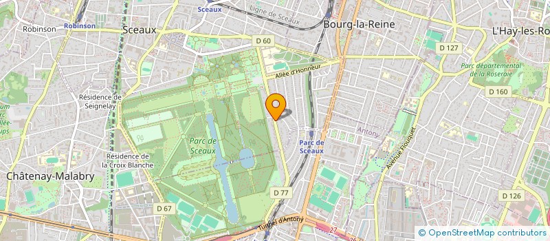 localisation de l'entreprise MJM. ONDELLA à SCEAUX