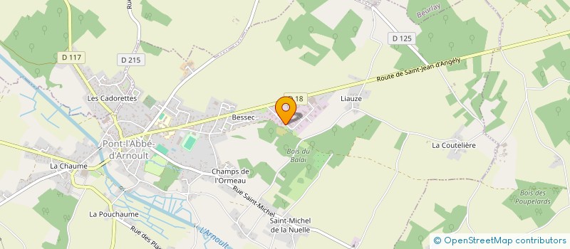 localisation de l'entreprise MJM PROJECT  PONT-L'ABBE-D'ARNOULT