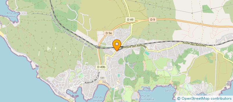 localisation de l'entreprise MJM PROMOTION  MARTIGUES