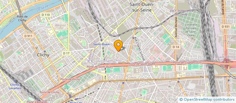 localisation de l'entreprise MJM RENOV à SAINT-OUEN-SUR-SEINE