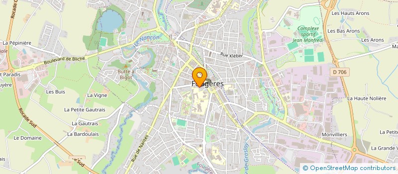 localisation de l'entreprise MJM RESIDENCES  FOUGERES