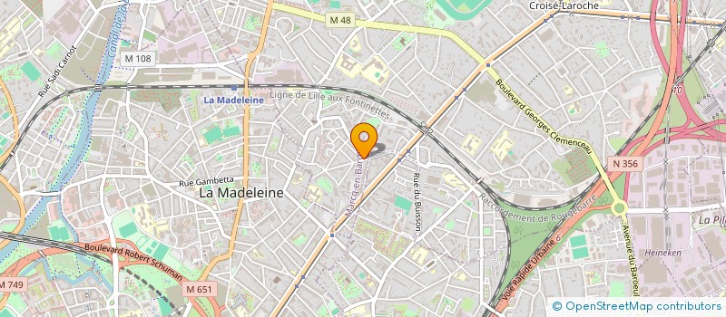 localisation de l'entreprise MJM SPIRIT à MARCQ-EN-BARŒUL