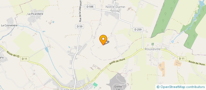 localisation de l'entreprise MJM SPORT  SAINT-JEAN-D'ELLE