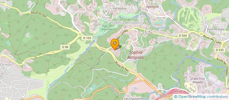 localisation de l'entreprise MJM SUPERYACHT FITOUT à VALBONNE