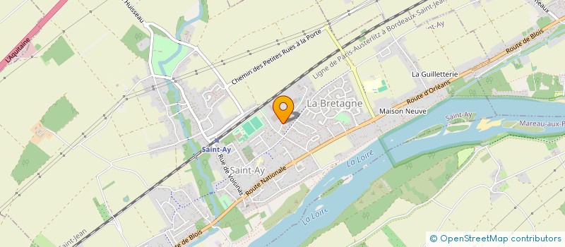 localisation de l'entreprise MJM TECHNOLOGIE SARL à SAINT-AY