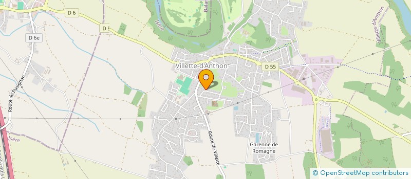 localisation de l'entreprise MJMF  VILLETTE-D'ANTHON