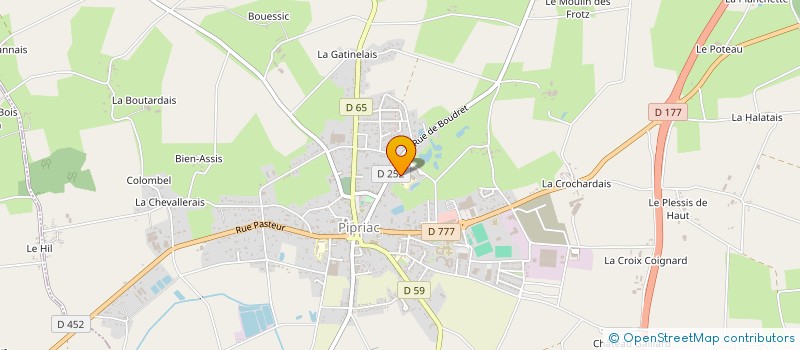 localisation de l'entreprise MJMFINVAL  PIPRIAC