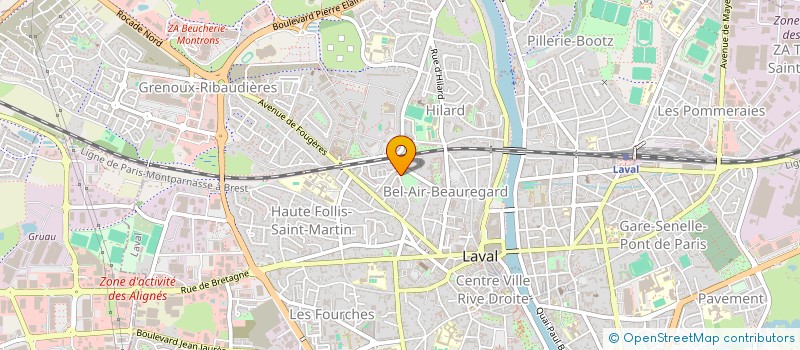 localisation de l'entreprise MJMG IMMO à LAVAL