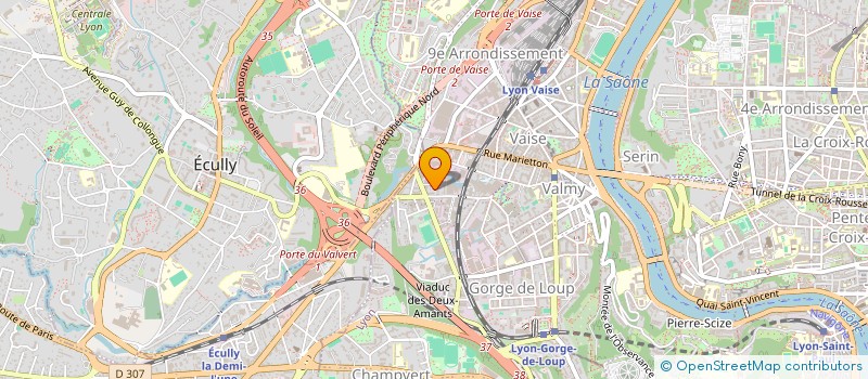 localisation de l'entreprise MJMI  LYON