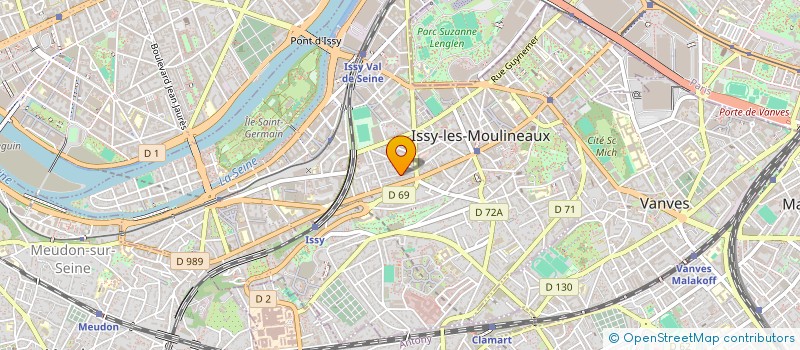 localisation de l'entreprise MJMK à ISSY-LES-MOULINEAUX