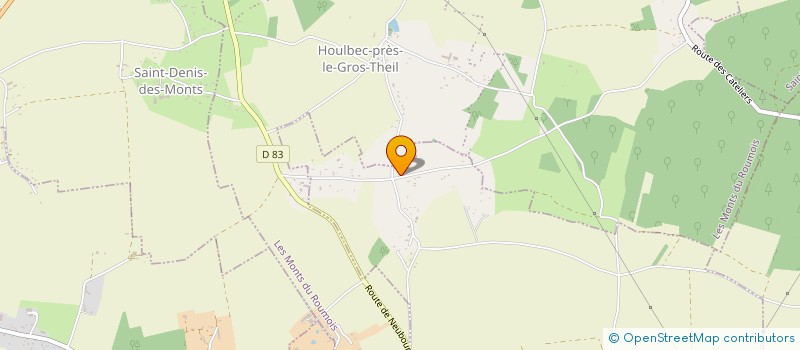 localisation de l'entreprise MJML  LES MONTS DU ROUMOIS