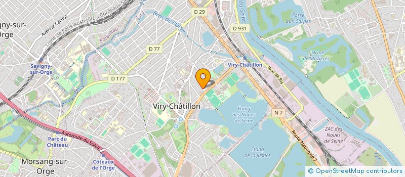 localisation de l'entreprise MJMRP à VIRY-CHATILLON