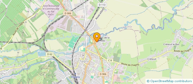 localisation de l'entreprise MJN EST  CHAGNY