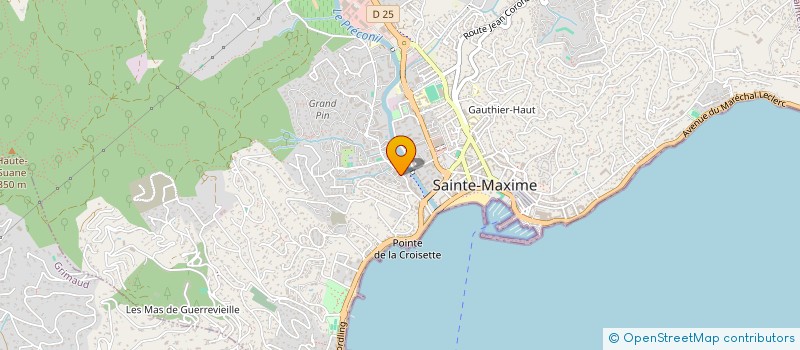 localisation de l'entreprise MJN MALARA à SAINTE-MAXIME