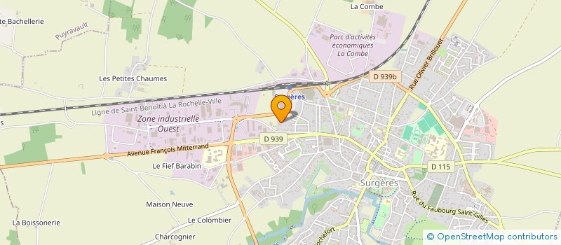 localisation de l'entreprise MJNG  LA ROCHELLE