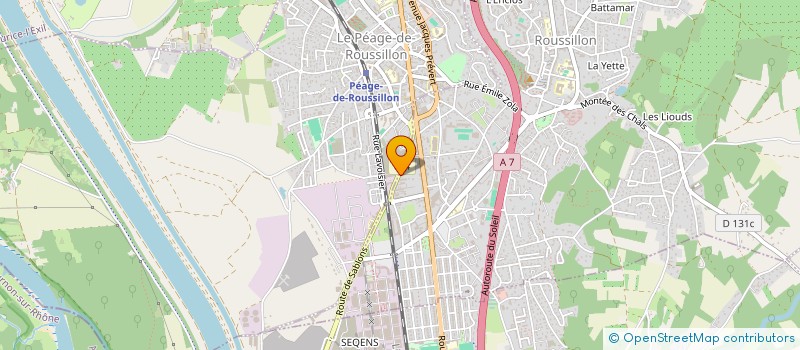 localisation de l'entreprise MJNM  ROUSSILLON