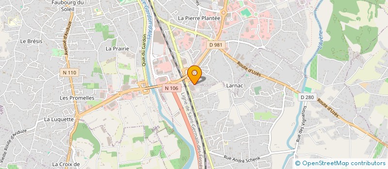 localisation de l'entreprise MJNS à ALES