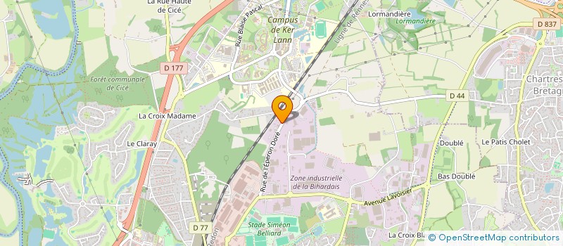 localisation de l'entreprise MJO IMMOBILIER  BRUZ