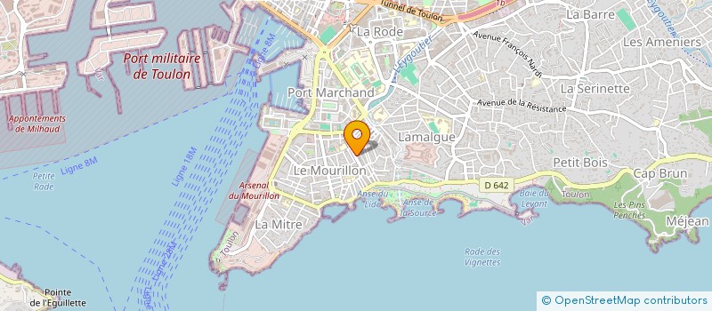 localisation de l'entreprise MJOL  TOULON