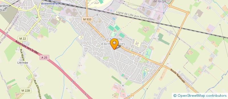 localisation de l'entreprise MJOSOVI  LA CHAPELLE-D'ARMENTIERES