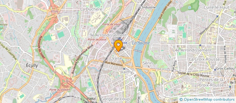 localisation de l'entreprise MJP à LYON