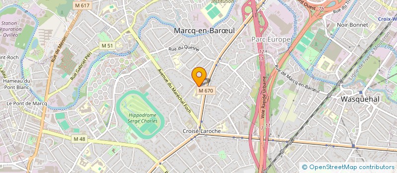localisation de l'entreprise MJP à MARCQ-EN-BARŒUL