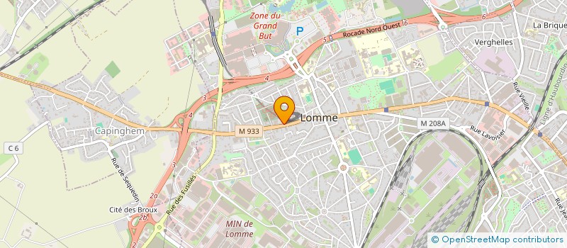 localisation de l'entreprise MJP à LILLE
