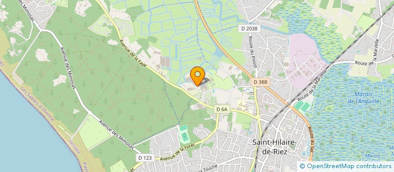 localisation de l'entreprise MJP à SAINT-HILAIRE-DE-RIEZ