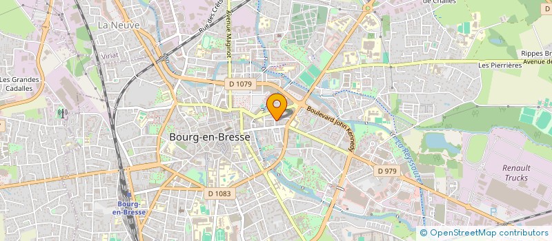 localisation de l'entreprise MJP à BOURG-EN-BRESSE