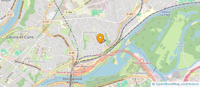 localisation de l'entreprise MJP  CALUIRE-ET-CUIRE