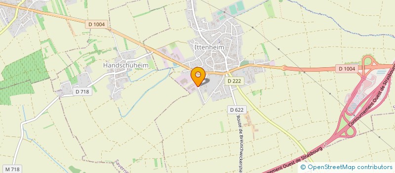 localisation de l'entreprise MJP BENSOUSSAN à ITTENHEIM