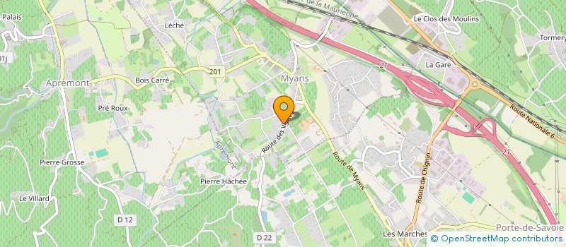 localisation de l'entreprise MJP CONSTRUCTIONS  MYANS