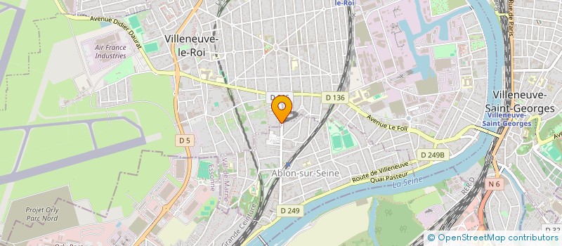 localisation de l'entreprise MJP EURL à VILLENEUVE-LE-ROI