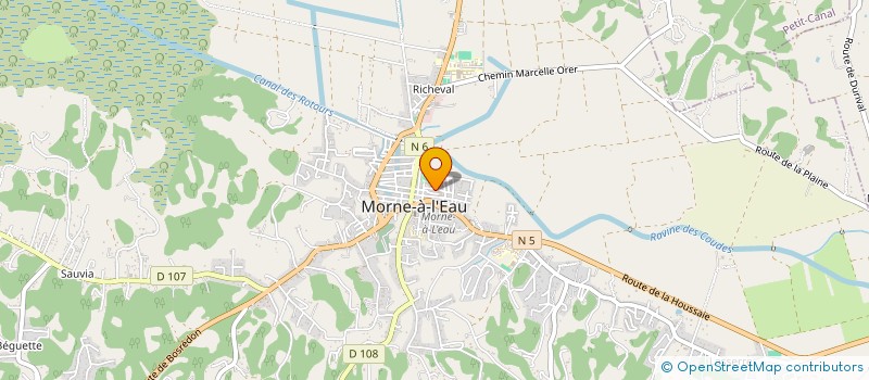 localisation de l'entreprise MJP FINANCEMENT à MORNE A L'EAU