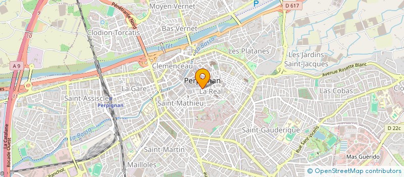 localisation de l'entreprise MJP INVEST  PERPIGNAN