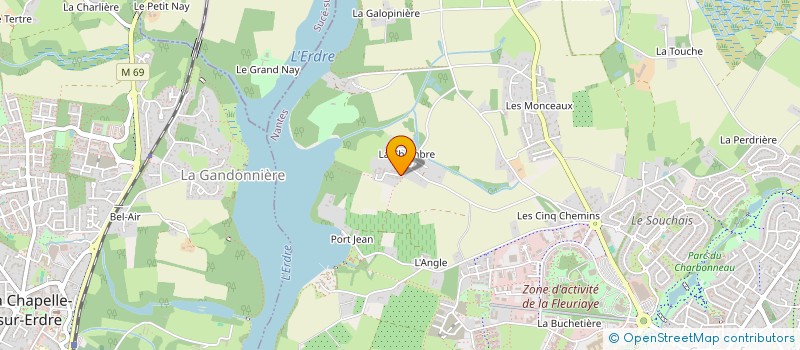 localisation de l'entreprise MJP INVESTISSEMENT à CARQUEFOU