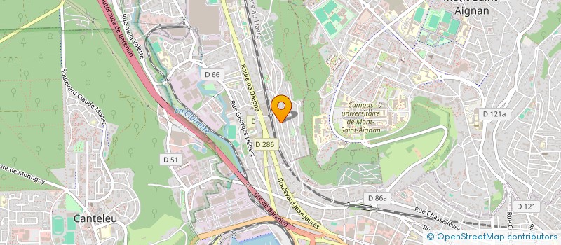 localisation de l'entreprise MJP76 à DEVILLE-LES-ROUEN