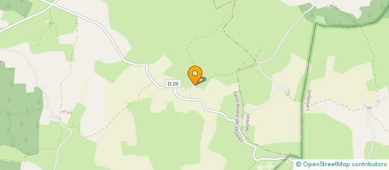 localisation de l'entreprise MJPEL  SAINT-ANDRE-DE-VEZINES